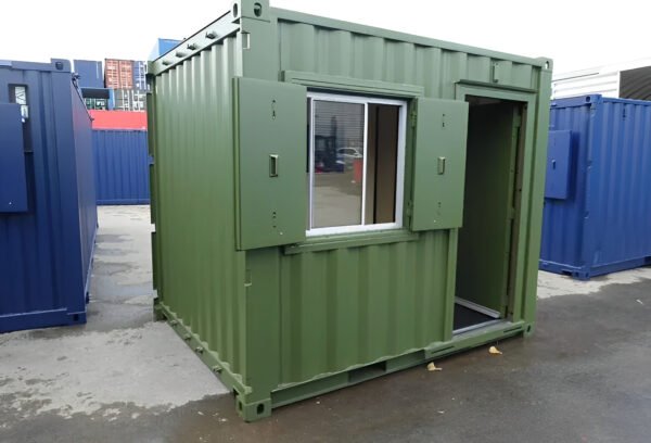 10ft-X-8ft-Custom-Shipping-Container-Office1 10ft Custom Shipping Container Office – Portable Modular Office