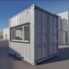 10ft-x-10ft-High-Cube-Mobile-Office-Container5 10ft x 10ft High Cube Mobile Office Container – Portable Site Office