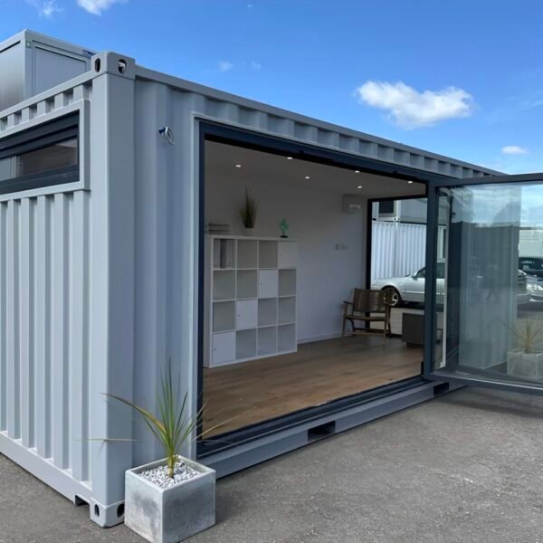 20ft x 8ft Custom Shipping Container Converted Office